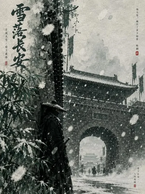 雪落长安 封面 - 芒果短剧 权谋天下 古风短剧